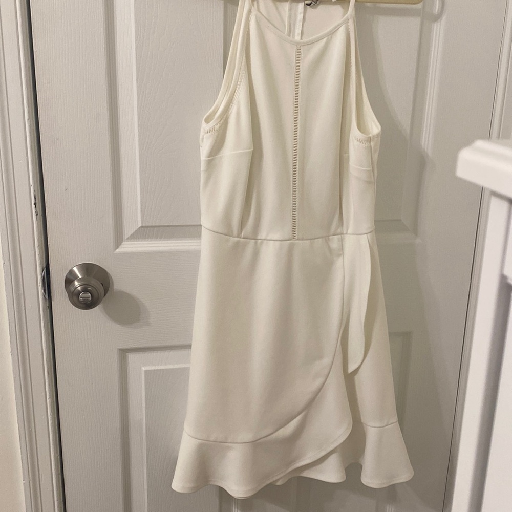 Formal Ruffled Mini Dress